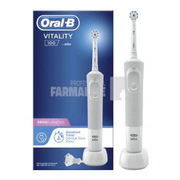 Oral B Periuta de dinti electrica Braun vitality D100 Sensi Ultra Thin