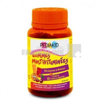 Pediakid Gommes Multivitamines 60 jeleuri