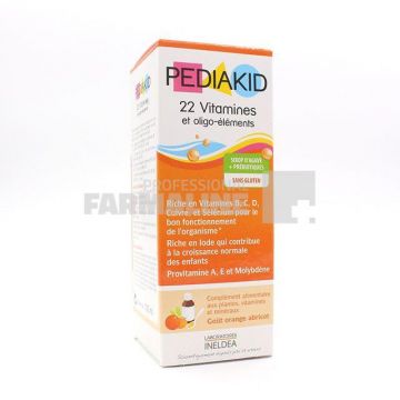 Pediakid Sirop cu 22 vitamine si oligoelemente 250 ml