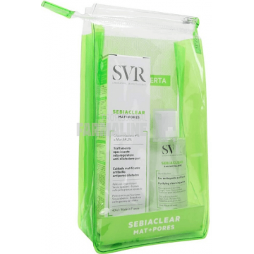 SVR Pachet Sebiaclear Crema matifianta 40 ml + Sebiaclear Apa micelara 75 ml