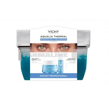 Vichy Trusa Aqualia Thermal Legere Crema hidratanta ten normal 50 ml + Aqualia Thermal Balsam hidratant pentru zona ochilor cu efect revigorant 15 ml