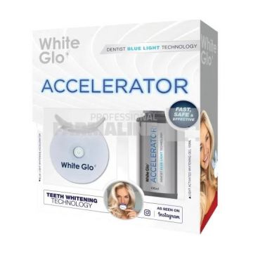 White Glo Kit White Accelerator albire dentara cu lumina albastra