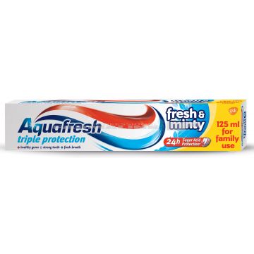 Aquafresh Pasta de dinti Triple Protection Fresh & Minty 125 ml
