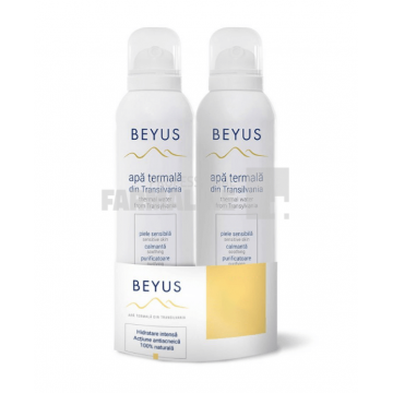 Beyus Pachet Apa termala 250 ml 2 bucati Oferta -50% Din al II lea