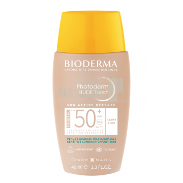 Bioderma Photoderm Nude Touch Mineral Fluid SPF50 Claire/Deschis 40 ml