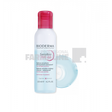 Bioderma Sensibio H2O Eye Apa micelara bifazica pentru ochi si buze 125 ml