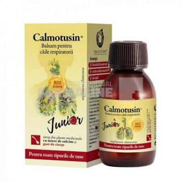 Calmotusin Junior sirop cu gust de cirese 100 ml