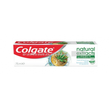 Colgate Natural Extract Hemp Seed Oil Pasta de dinti 75 ml