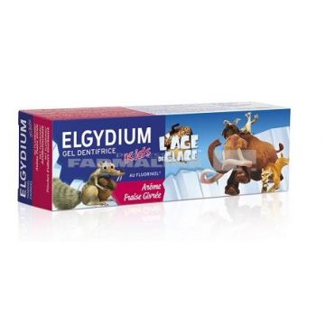 Elgydium pasta de dinti pentru copii cu aroma de capsuni Ice Age 3 - 6 ani