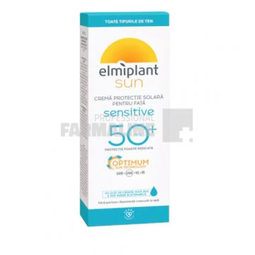 Elmiplant Sun Face Sensitive Crema protectie solara pentru fata SPF50 50 ml