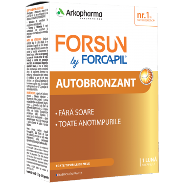 Forsun by Forcapil Autobronzant, 30 capsule