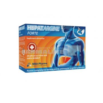 Hepatargine forte lichid oral 20 plicuri