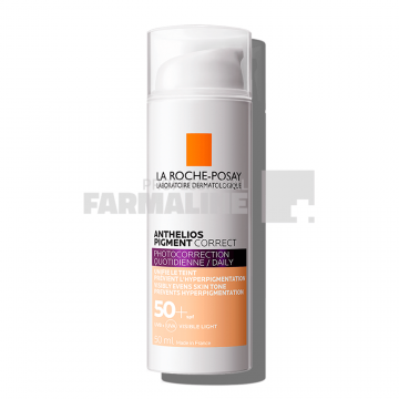 La Roche Posay Anthelios Pigment Correct Crema anti-pete pigmentare nuanta light SPF50 50 ml