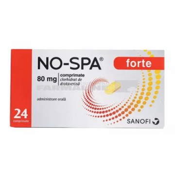 No-Spa Forte 80 mg 24 comprimate