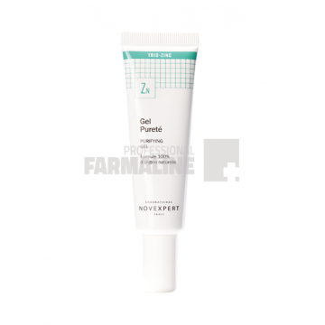 Novexpert Trio-Zinc Gel purifiant pentru piele cu imperfectiuni,piele grasa/mixta 30 ml