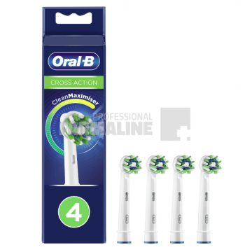 Oral B Rezerve cap periuta electrica Cross Action Clean Maximiser 4 bucati