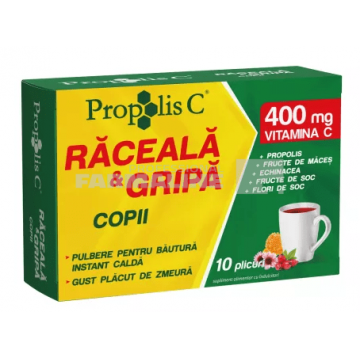 Propolis C Raceala si gripa copii 10 plicuri