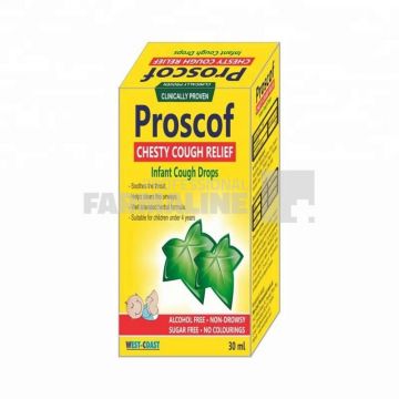 Proscof Infant Picaturi cu extract de iedera 30 ml