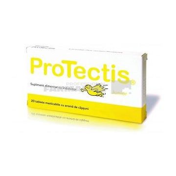 Protectis Junior cu aroma de capsuni 20 tablete masticabile