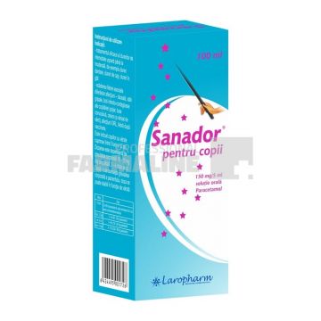 Sanador pentru copii 150mg/ml solutie orala