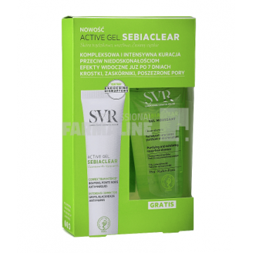 Svr Pachet Sebiaclear Active gel corrector 40 ml + Sebiaclear gel spumant 55 ml