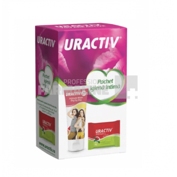 Uractiv 21 Intimate Wash gel 75 ml + Uractiv servetele intime 20 bucati