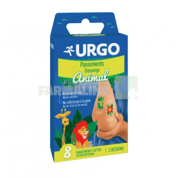 Urgo Jungle Tattoo Animal plasturi 8 bucati