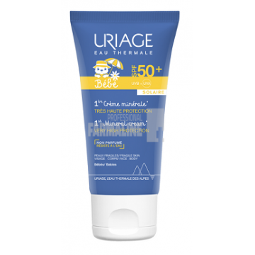 Uriage 1-ER Bebe Crema minerala pentru protectie solara SPF50 50 ml