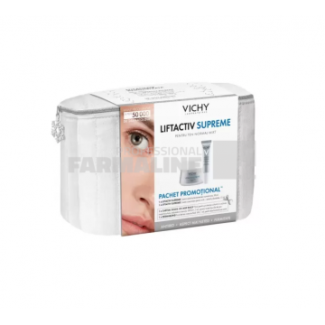 Vichy Trusa Liftactiv Supreme Crema antirid si fermitate ten normal - mixt 50 ml + Vichy Superme Crema corectoare pentru ochi 15 ml