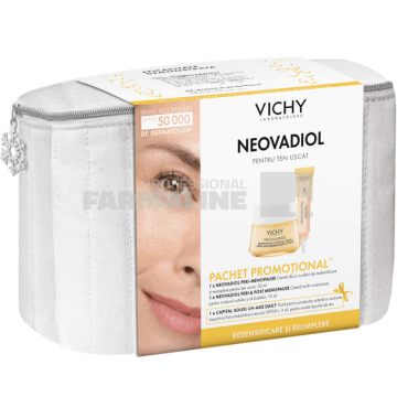Vichy Trusa Neovadiol Peri-Menopause Crema de zi cu efect de redensificare ten uscat 50 ml + Vichy Crema multi-corectoare 15 ml