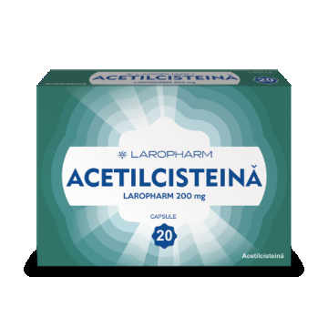 Acetilcisteina 200mg Laropharm - 20 capsule