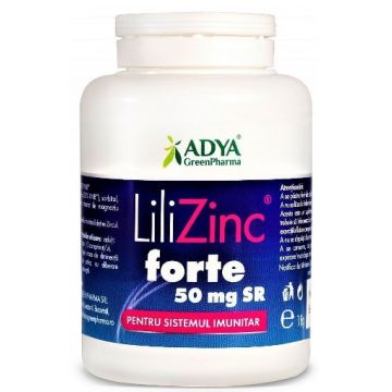 Adya Green LiliZinc 50mg - 30 comprimate