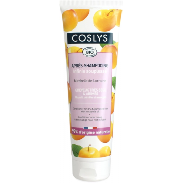 Balsam bio cu ulei de prune pentru par uscat si deteriorat Mirabelle, 250ml, Coslys