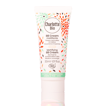 BB Cream bio matifiant pentru piele normala si mixta Light, 30ml, Charlotte Bio