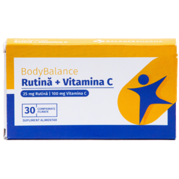 BodyBalance Rutina + vitamina C - 30 comprimate filmate