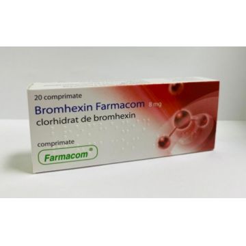 Bromhexin 8mg - 20 comprimate Farmacom