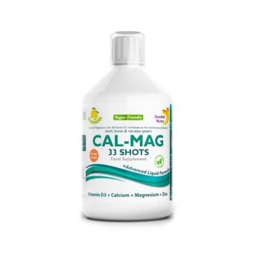 Calciu+Magneziu+Zinc+Vitamina D3+VitaminaC, 500 ml, Swedish Nutra