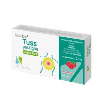 Capsule zmeura fara zahar NutriDef Tuss, 20 capsule, Nutrileya