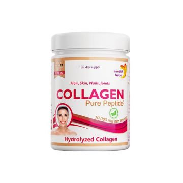 Colagen hidrolizzat pulbere 10.000Mg, Tip 1 si 3, 300 g, Swedish Nutra