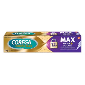 Crema adeziva pentru proteza fixare si sigilare Power Max, 70g, Corega