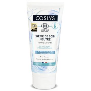Crema bio cu extract de in pentru ten maini si corp, 200ml, Coslys