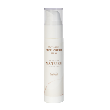 Crema de fata anti-age cu SPF 50, 50ml, Sense of Nature