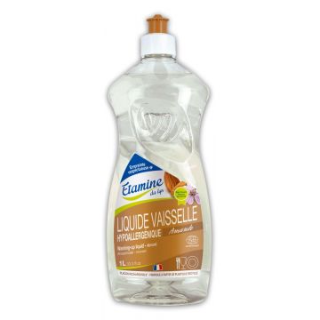 Detergent bio hipoalergenic pentru vase cu parfum de migdale, 1000ml, Etamine