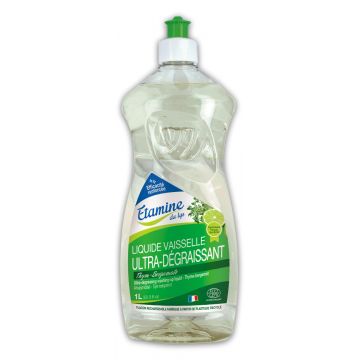 Detergent bio ultra degresant pentru vase cu parfum de cimbru si bergamota, 1000ml, Etamine