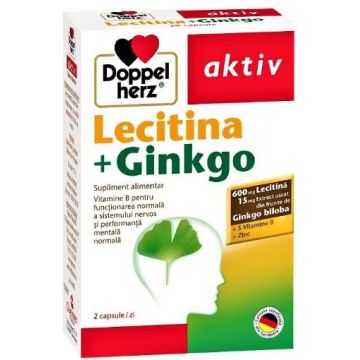 Doppelherz Aktiv Lecitina + Gingko - 30 capsule