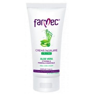 Farmec crema pentru ingrijirea calcaielor cu aloe vera - 100ml