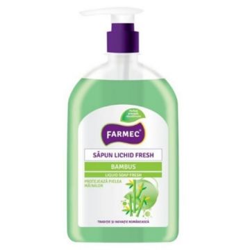 farmec sapun lichid fresh bambus 500ml