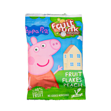 Fulgi din fructe cu piersici Peppa Pig, 16g, Fruit Funk