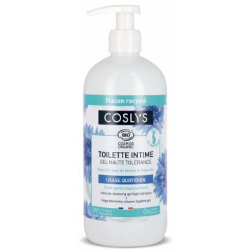 Gel intim bio toleranta ridicata cu apa de trandafir si floare de colt, 450ml, Coslys