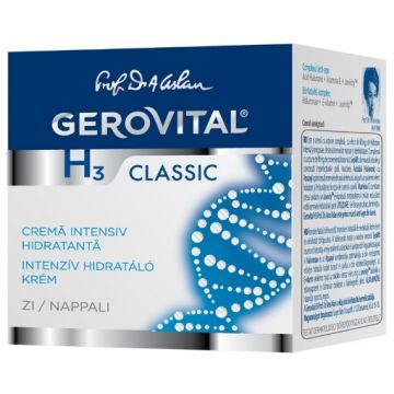 gerovital h3 clasic crema intensiv hidratanta 50ml